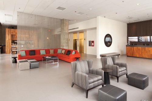 Custom Hotel LAX lounge